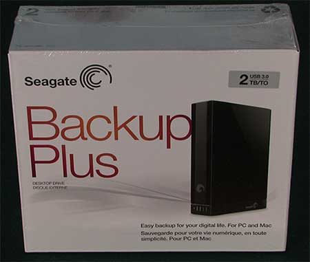 Seagate Backup Plus External Hard Drive In Box